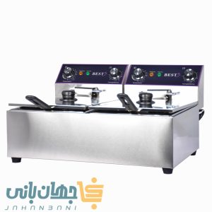 سرخ کن برقی 6+6 لیتری BEST دو لگن مدل PFC-82D