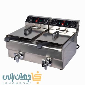 سرخ کن دو لگن ۲۰ لیتری بست مدل FC-102V