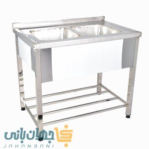 سینک ۱۰۰ سانت دو لگن جوشی برند جهان بانی