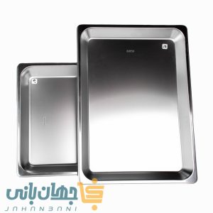 سینی یخچالی استیل کاکتوس ضخامت 0.5 در دو سایز