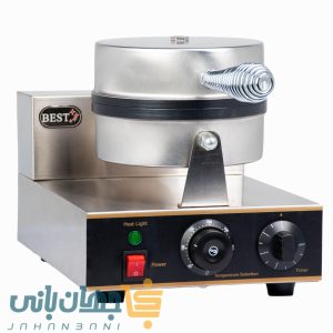 وافل ساز صنعتی گرد تک صفحه ای Best مدل PFY-1