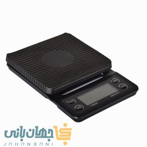 اسکیل (ترازو) قهوه تایمردار مدل MS-K07 – ظرفیت 3 کیلوگرم