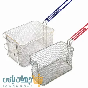 سبد سرخ کن دسته لاتکسی در دوسایز