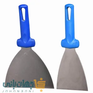 کاردک آبی دسته پلاستیک تک