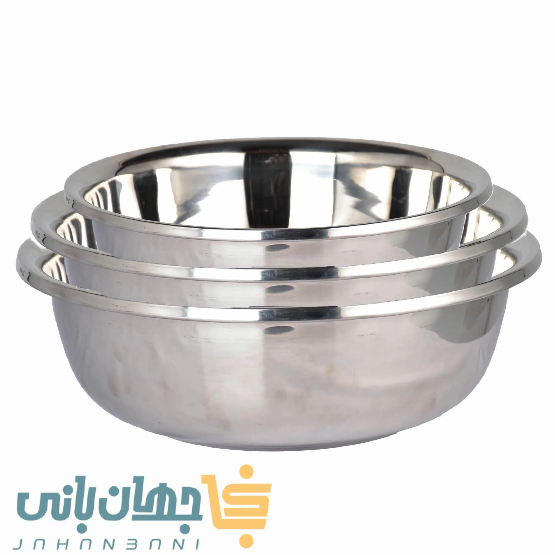 لگن استیل گلدار در 7 سایز