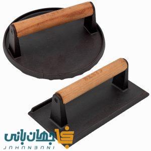 پرس برگر (اسمش) شیار دار تفلون بست