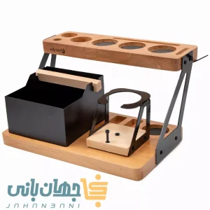 استند پرتافیلتر چوبی دو طبقه 51 جهان بانی ناک باکس دار